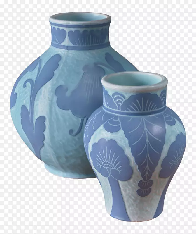 瑞典古斯塔夫斯堡陶瓷花瓶