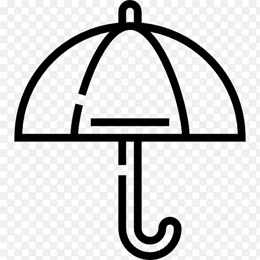 雨伞电脑图标雨衣夹艺术伞