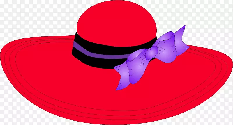 红帽协会牛仔帽夹艺术帽