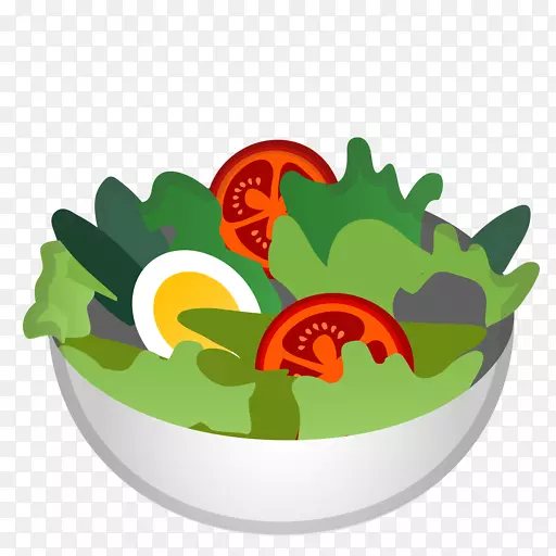 水果沙拉，自助餐，表情符号-色拉