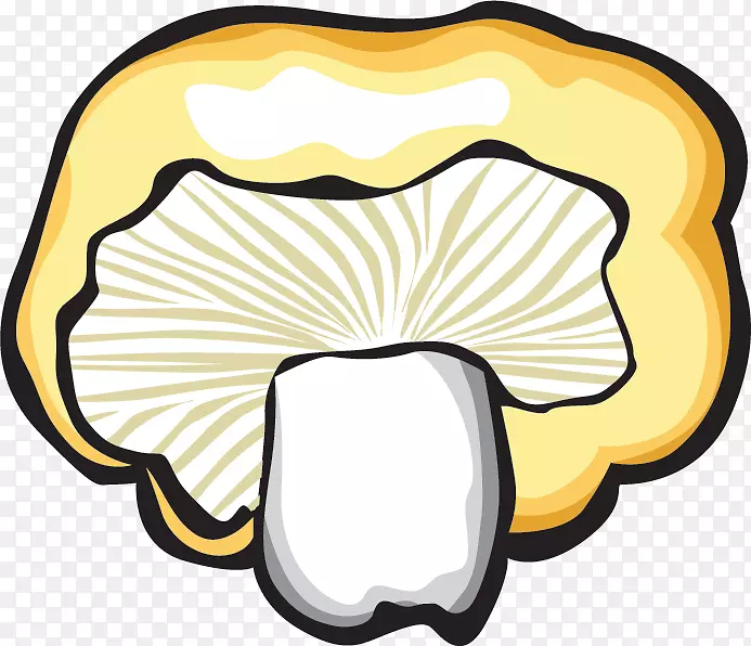 奶油蘑菇汤食品剪贴画-蘑菇