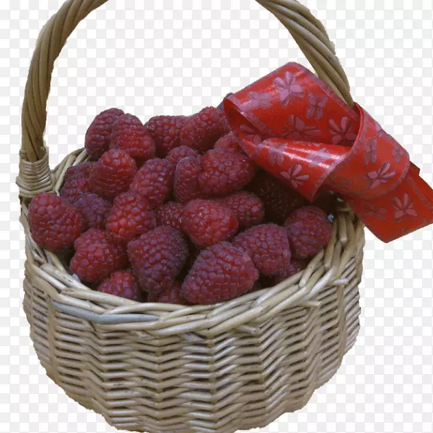 草莓红覆盆子食品礼品篮-草莓
