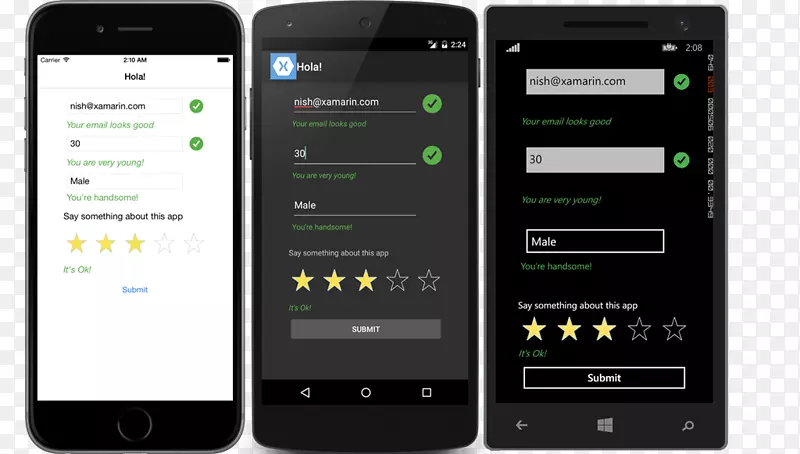 特色手机Xamarin智能手机Android-智能手机