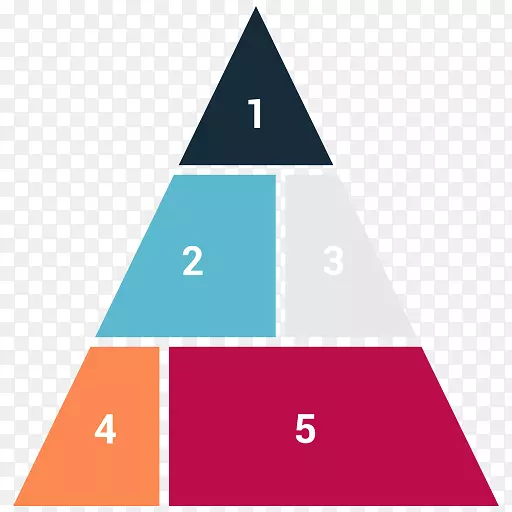 金字塔三角形web开发计算机图标.金字塔