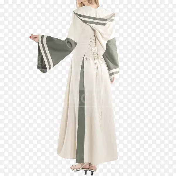 中世纪英国中世纪服装连衣裙
