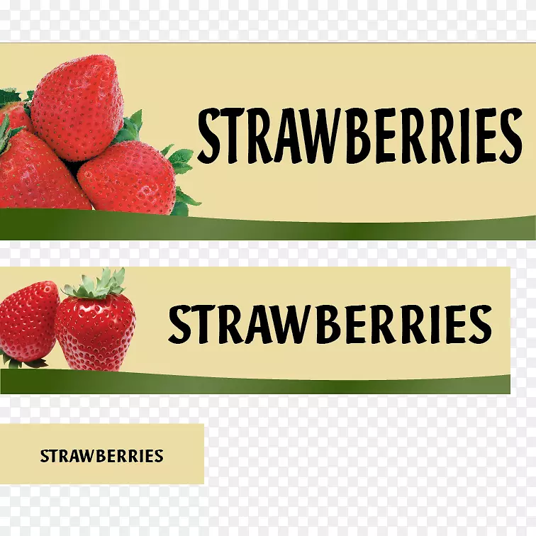 零售标志系统本地食物贝尔蒙特草莓