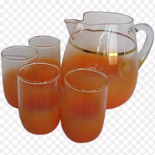 橙汁，玻璃瓶，水晶汁