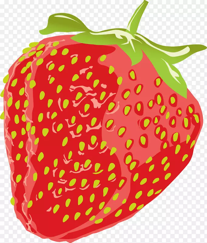 草莓短饼剪贴画-草莓