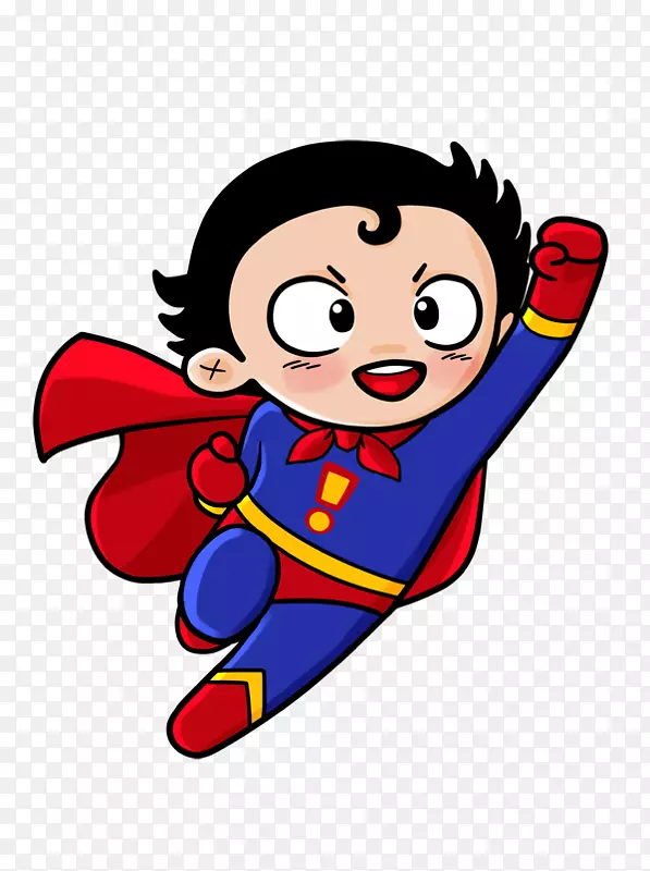 超级英雄超人t恤家庭超人