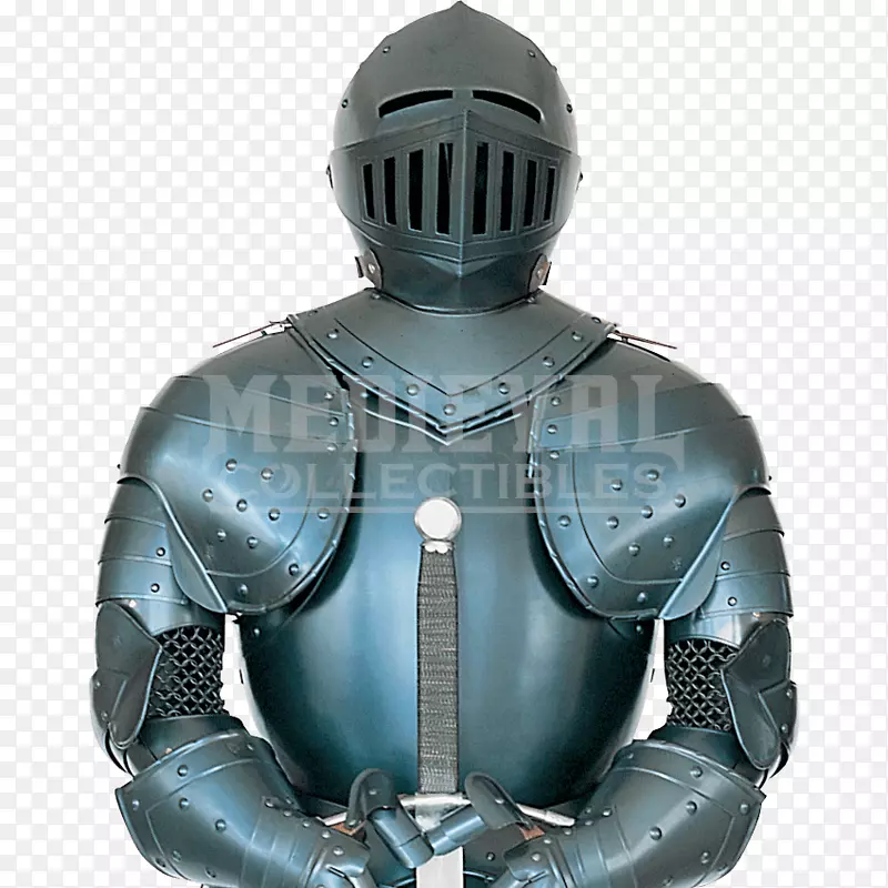 中世纪盔甲历史再现中的板甲骑士部件-盔甲