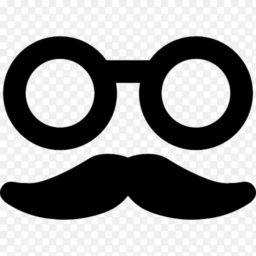 麦克阿瑟眼睛护理胡子眼镜-胡子