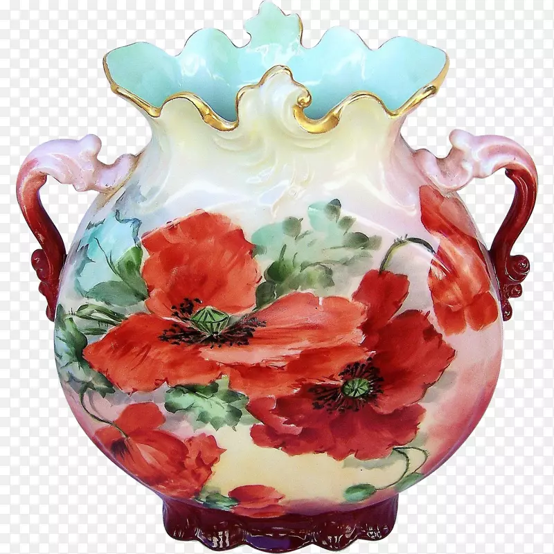 花瓶切花瓷杯花瓶