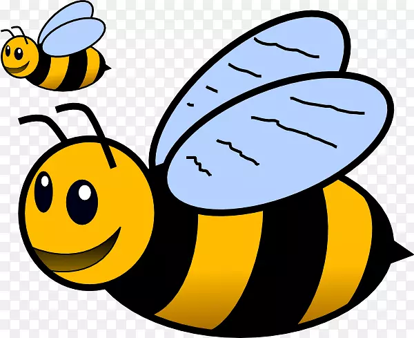 大黄蜂、蜜蜂、儿童剪贴画-蜜蜂