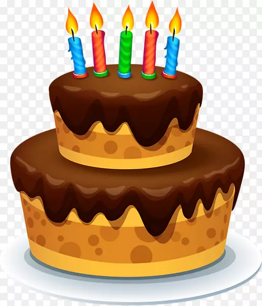 生日蛋糕纸杯蛋糕巧克力蛋糕剪贴画巧克力蛋糕