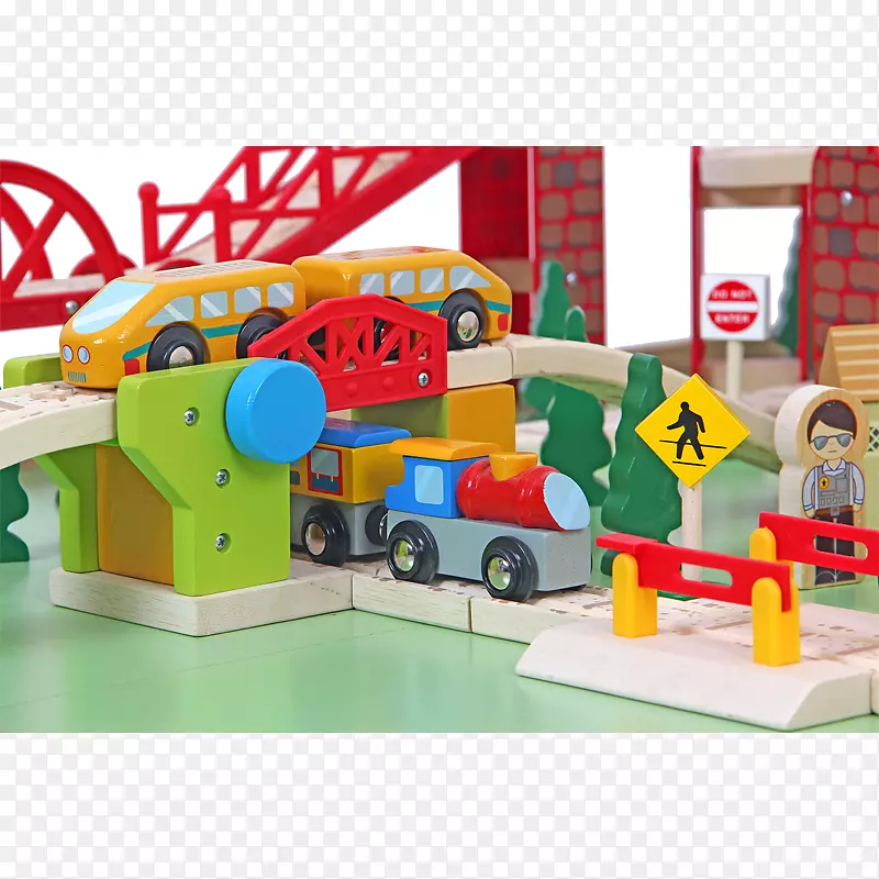 木制玩具火车玩具块玩具火车和火车组-火车