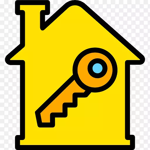 房地产房屋电脑图标公寓住宅