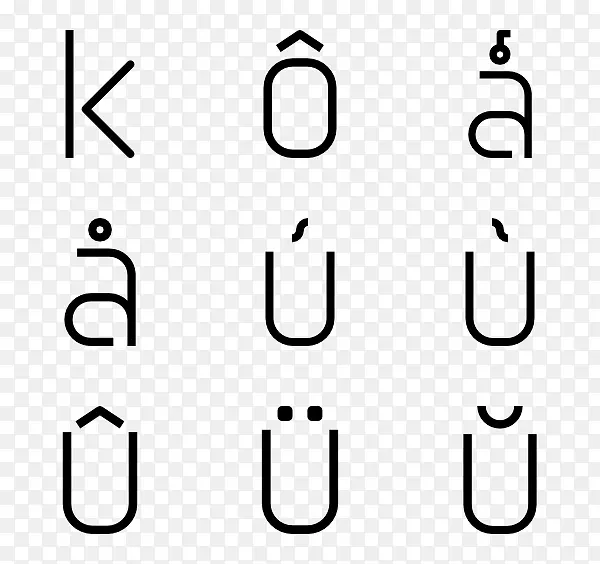 计算机图标、字母、封装的PostScript