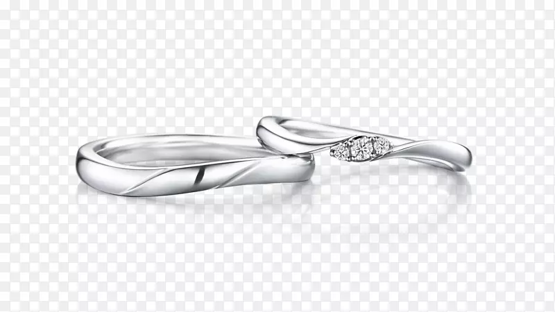 结婚戒指西莱丽钻石结婚戒指