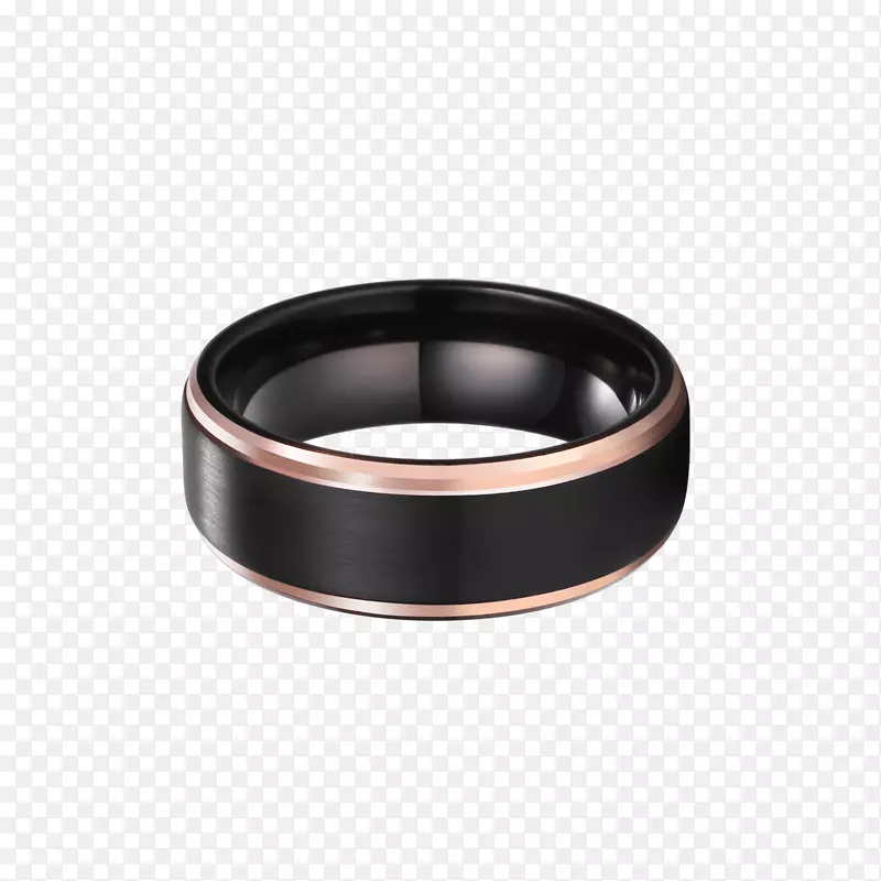 结婚戒指碳化钨银戒指