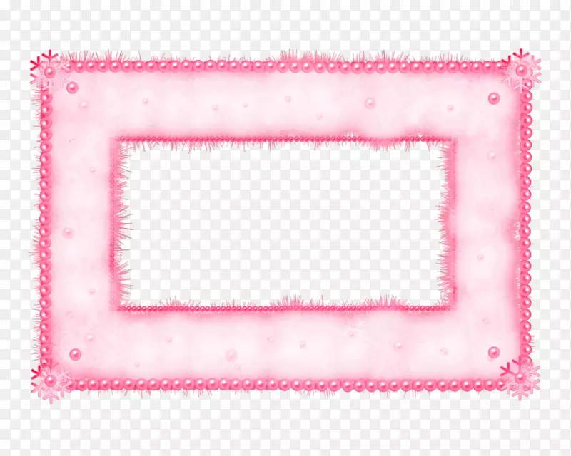 相框矩形粉红m图案