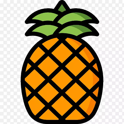 菠萝电脑图标设计剪贴画菠萝
