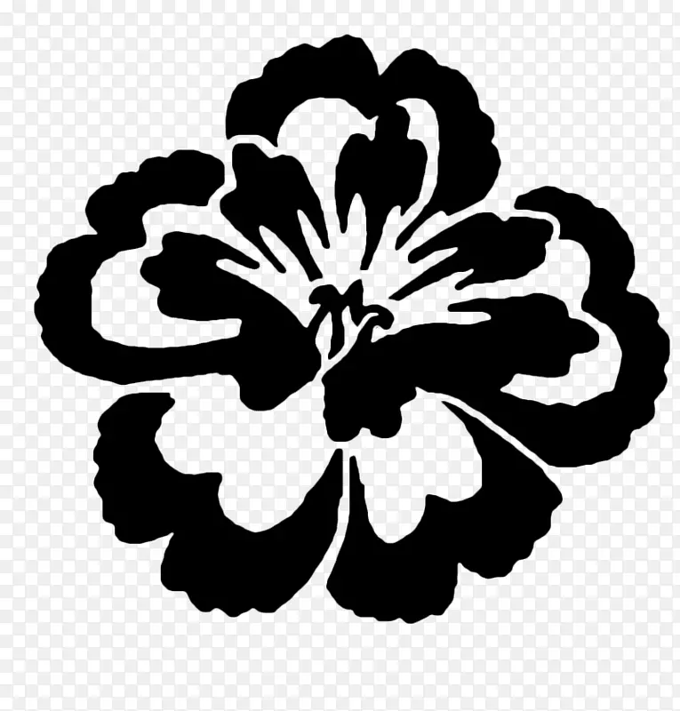 模版画花设计.花