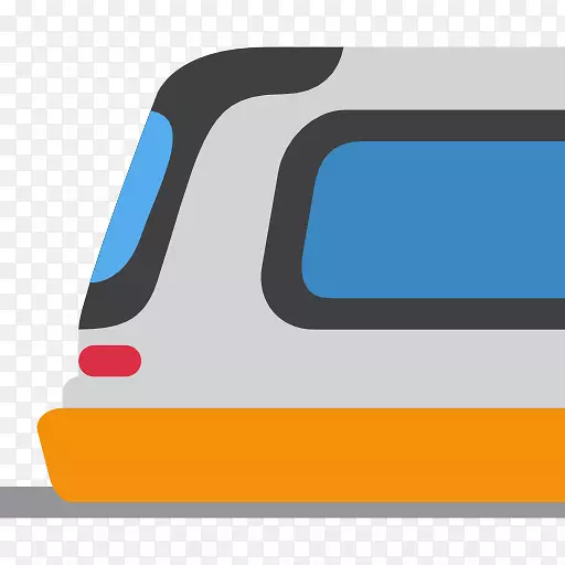 铁路运输列车计算机图标轻轨列车