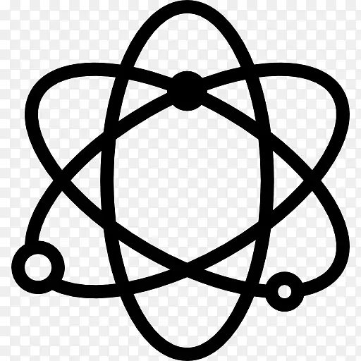 原子计算机图标核物理