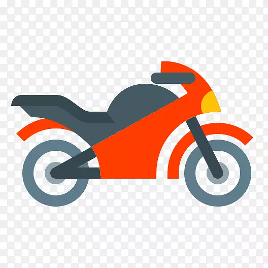 电脑图标摩托车自行车车辆-摩托车