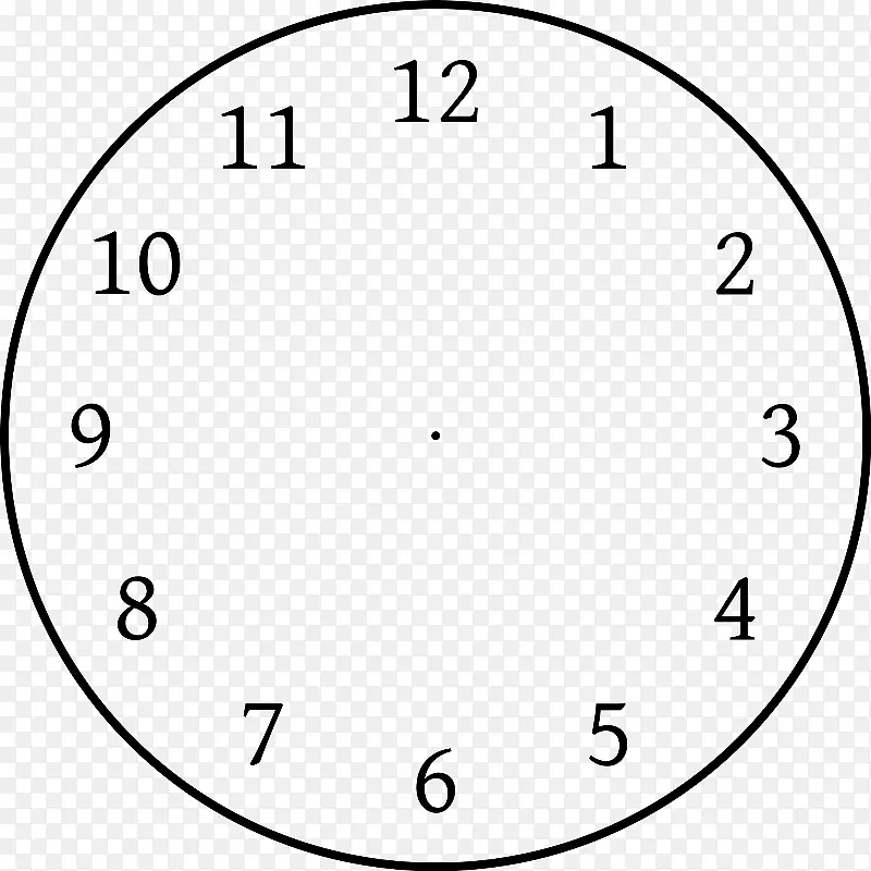 时钟正面时钟位置时间剪辑艺术时钟