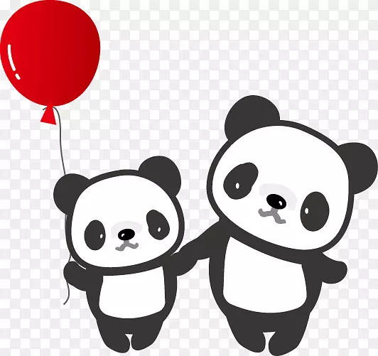 大熊猫熊画夹艺术熊