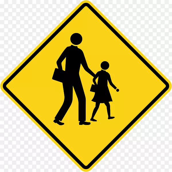 学区警告标志交通标志摄影-学校
