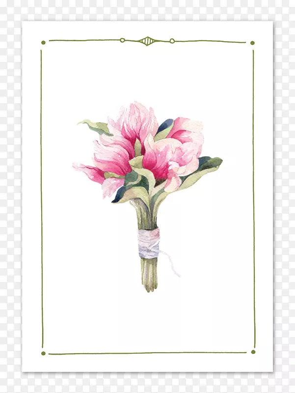 水彩花卉水彩画摄影绘画