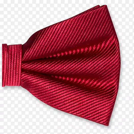 蝴蝶结，丝绸领带，紫红色领带