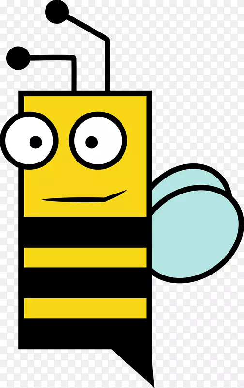 电脑图标蜜蜂绘图剪辑艺术-蜜蜂