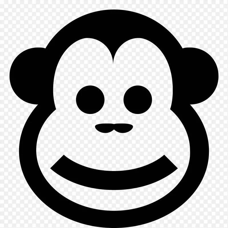 电脑图标新年猴子符号剪贴画猴子