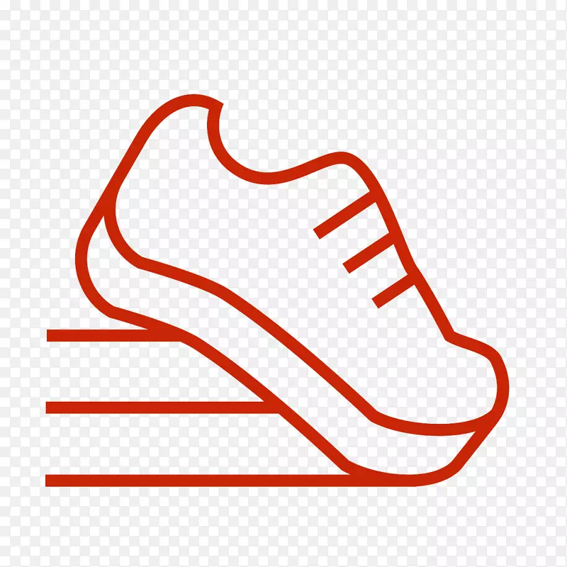 跑步运动鞋运动电脑图标剪辑艺术