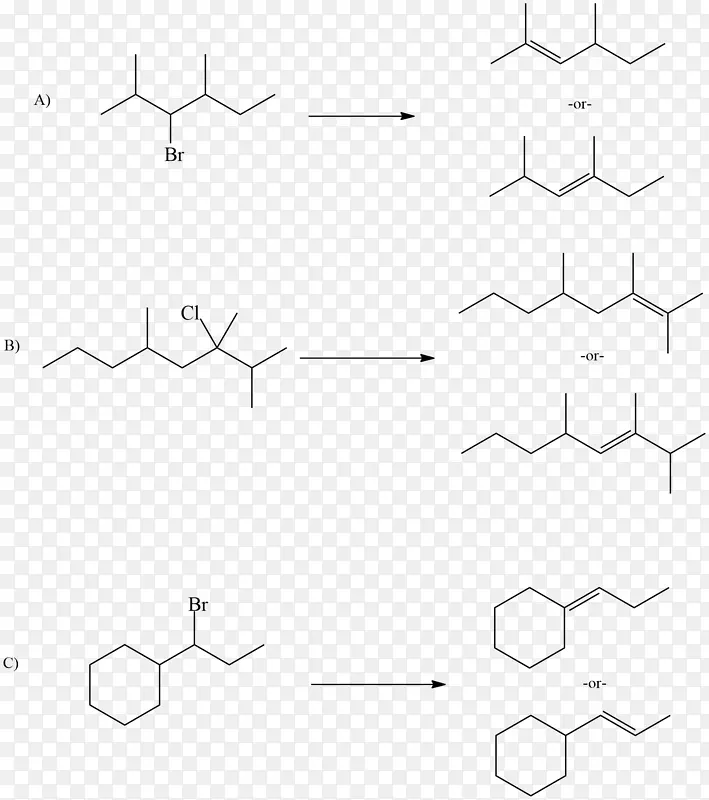 扎伊采夫规则消除反应取代反应有机化学化学