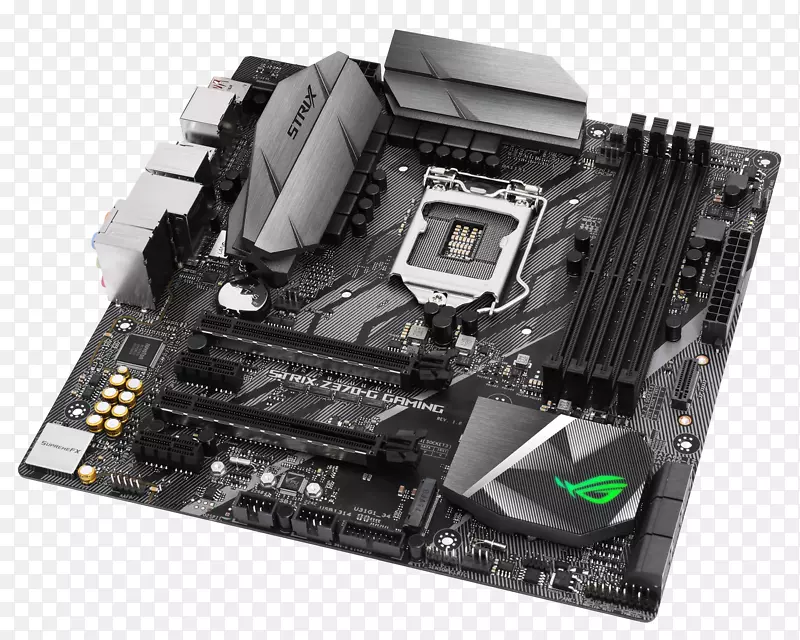 华硕rog z370-g游戏(wi-fi ac)-主板-微ATX-lga1151套接字-z 370-lga1151套接字微atx lga 1151 IEEE 802.11ac