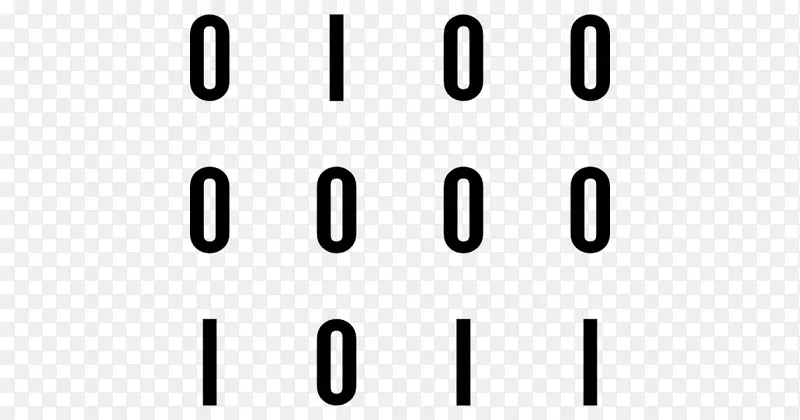 二进制数字二进制文件二进制数据计算机图标符号
