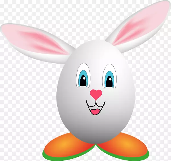 国内兔子复活节彩蛋剪贴画-复活节
