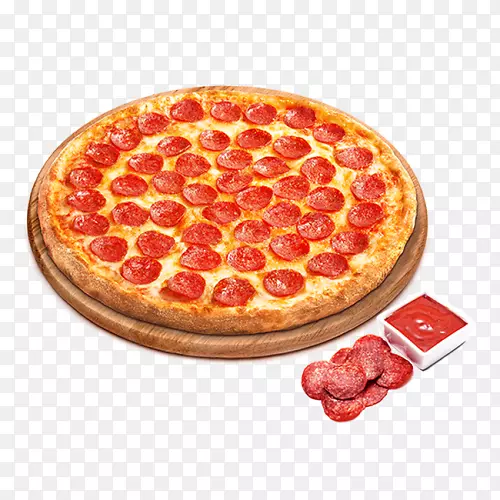 西西里披萨多米诺牌披萨外带意大利香肠披萨