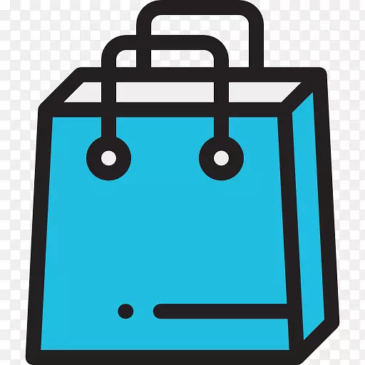电脑图标购物袋手推车贸易袋