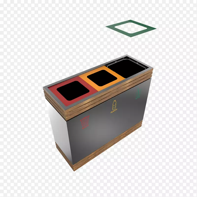 金属回收容器垃圾桶废纸篮木箱