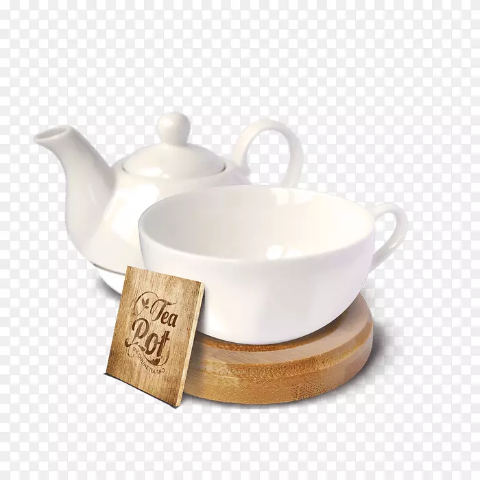 茶壶陶瓷白茶