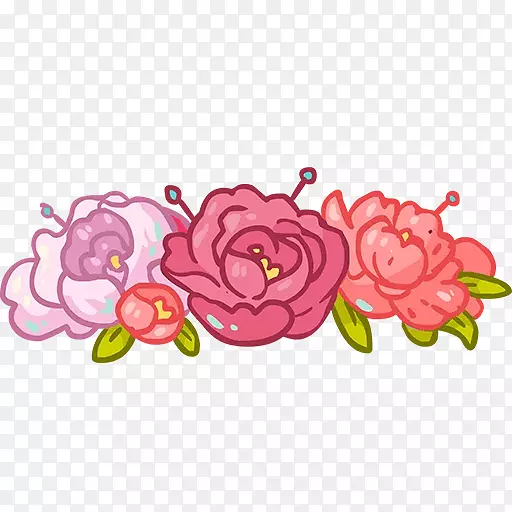 花园玫瑰瓦特帕德花卉设计儿童