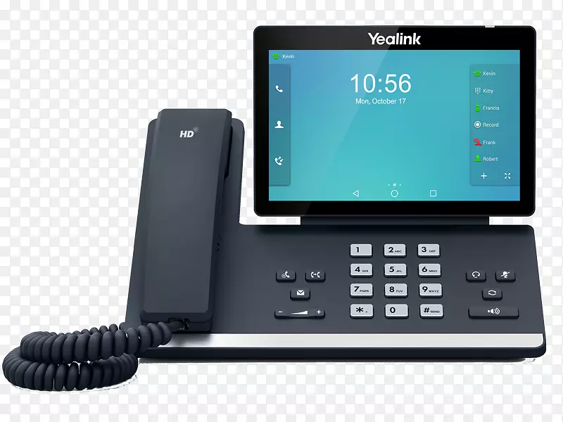 一款智能媒体电话，voip电话，android ip电话，yalink sip-t56a-android