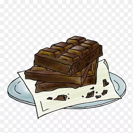 巧克力蛋糕黑巧克力甜点巧克力蛋糕