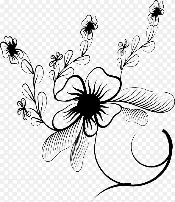 花卉设计方法画木瓜切花