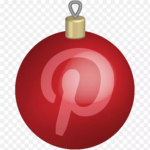 社交媒体电脑图标圣诞装饰品-社交媒体